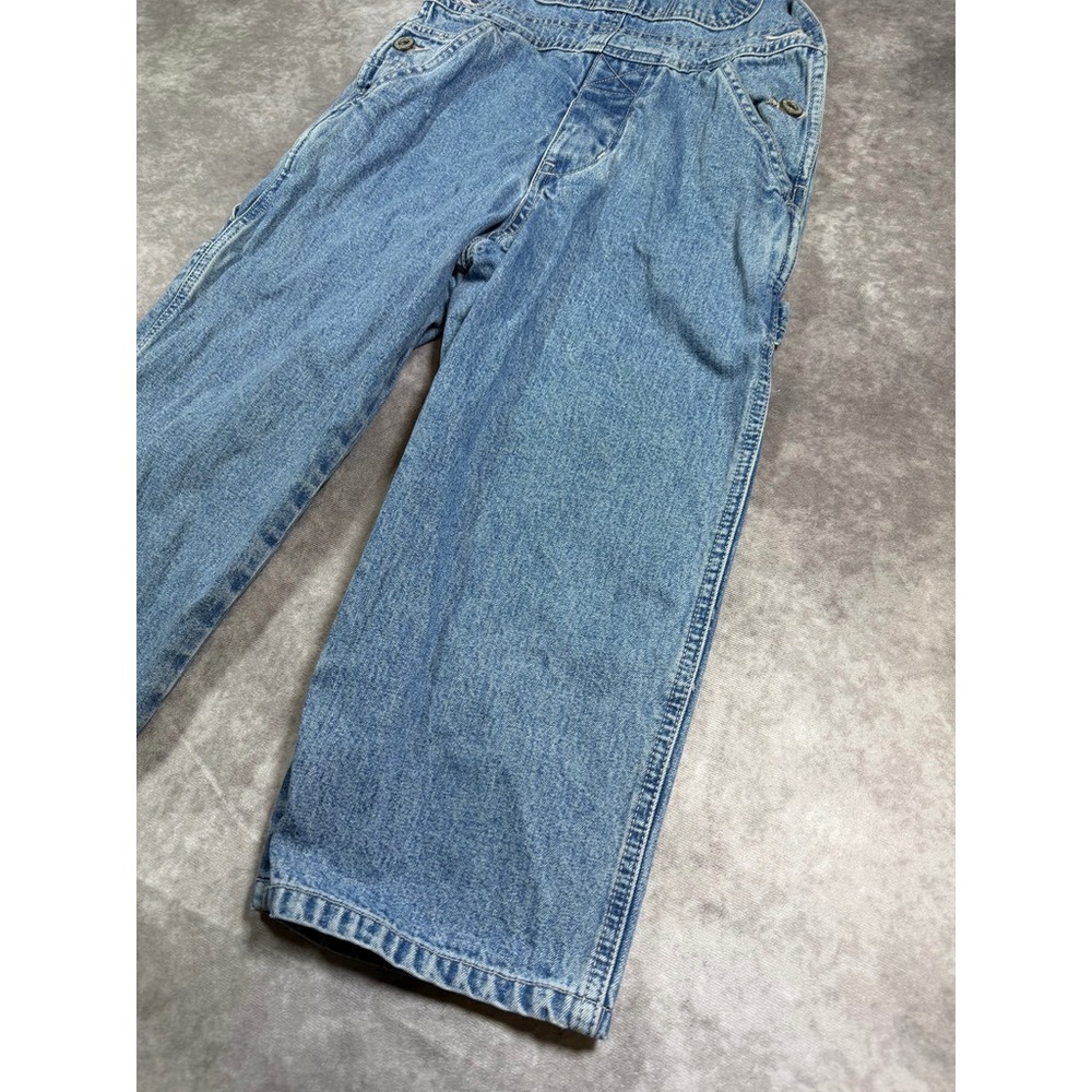Vintage 1999 Gap Denim Overalls XS Blue Cotton Carpenter Workwear Dungarees - Picture 2 of 14